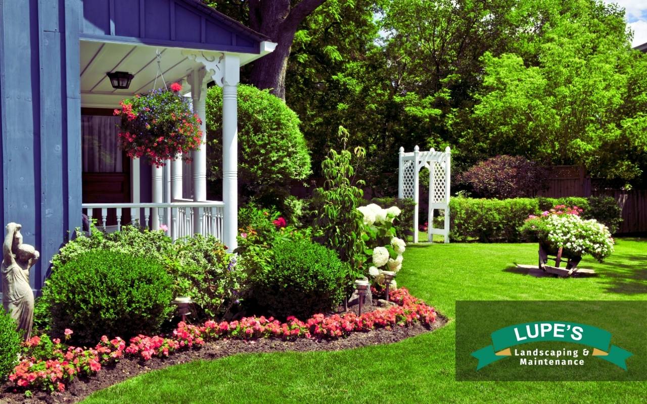 Eco-friendly native garden design with local plants