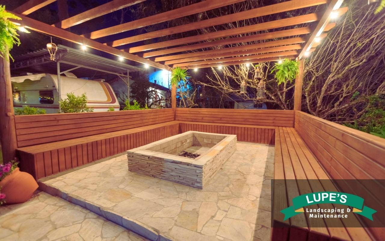 Weatherproof fire pit solutions for year-round patios