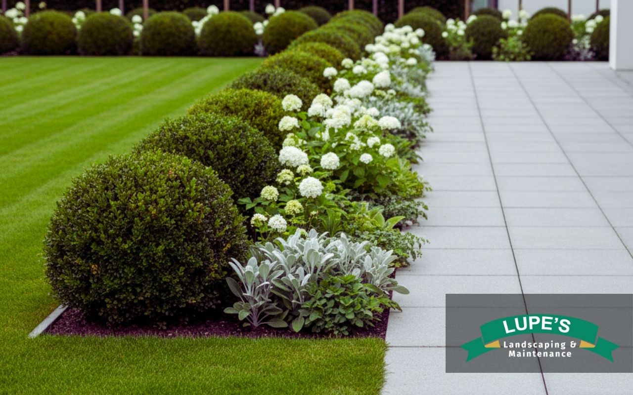 Well-maintained Bainbridge Island landscape prepared for winter after professional fall cleanup and mulching.