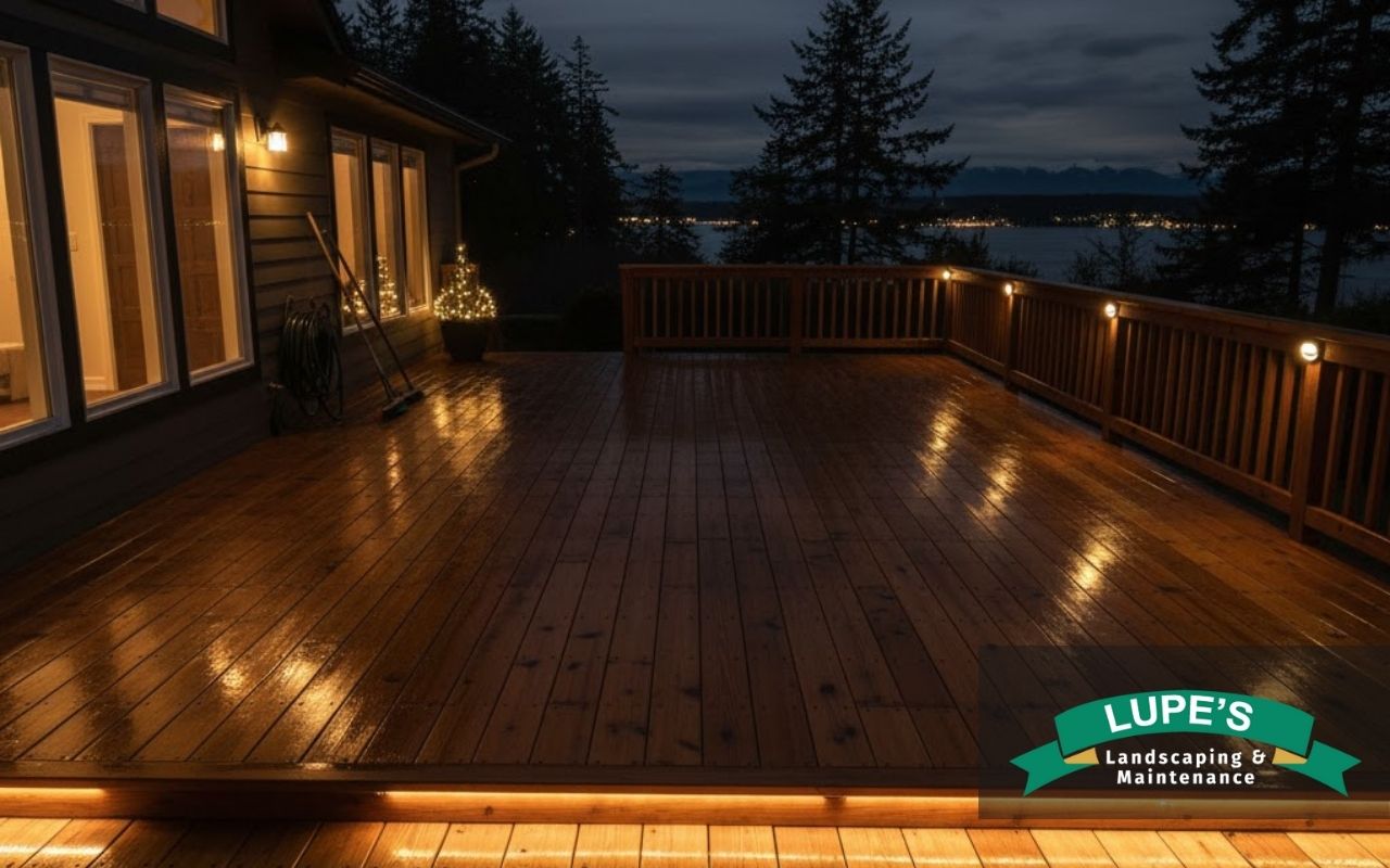 Step lights for Deck Lighting for Short Days in Bainbridge Island