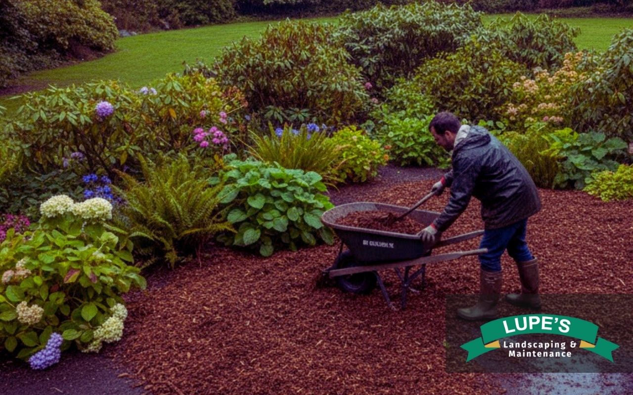 Mulching in Wet Climates in Bainbridge Island with wood chips