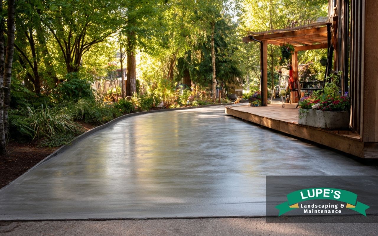 patio leveling on Bainbridge Island with a smooth and even outdoor surface