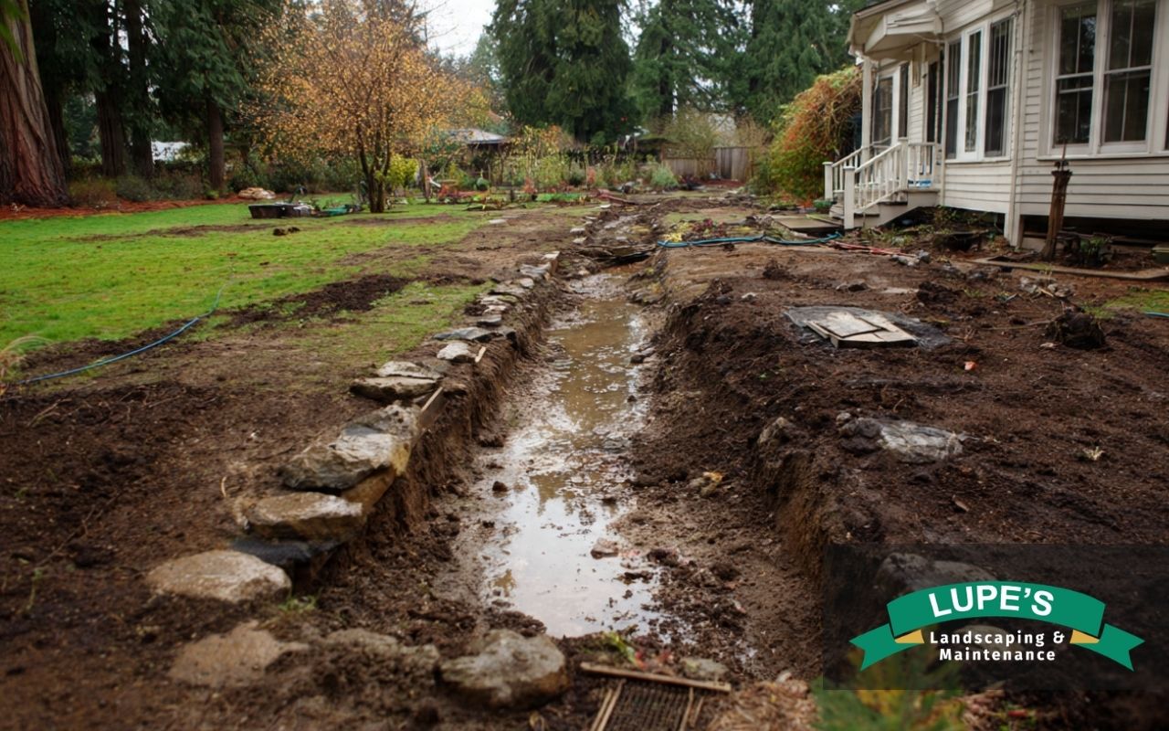 yard leveling services on Bainbridge Island for a smooth and even lawn
